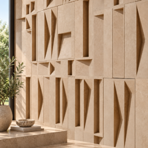 Grazia Stones CAIRO — Cubist Block Relief
